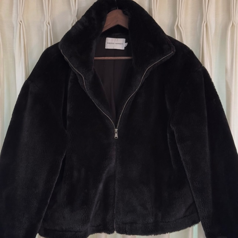 Rebecca Minkoff Faux Fur Jacket